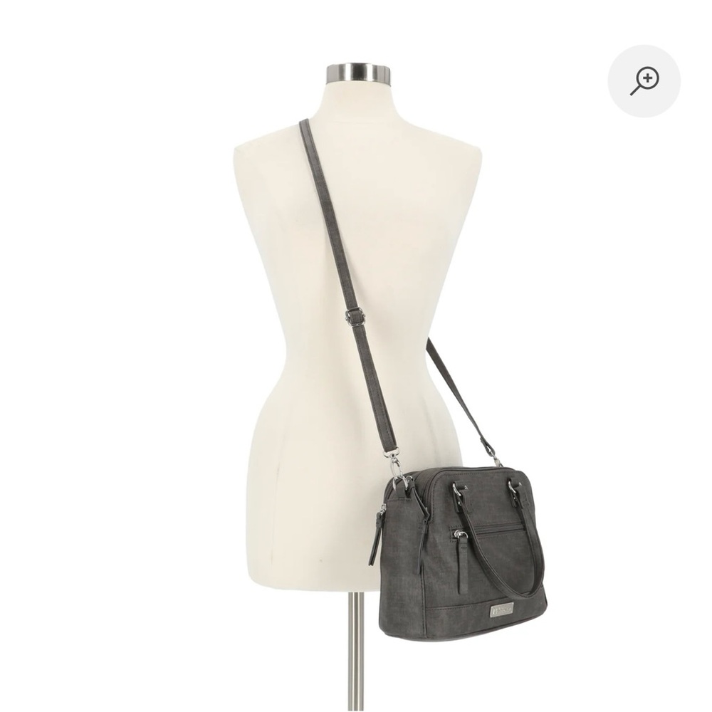 Chic Gray multi-use Satchel Bag - Picture 4 of 12